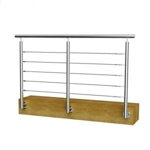 Słupek balustrady kablowej ze stali nierdzewnej